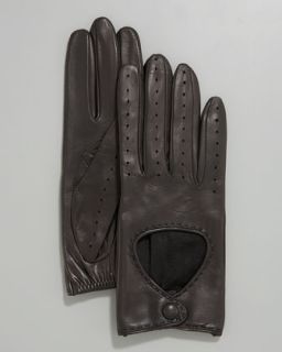 UGG Australia Classic Leather Smart Gloves, Brown   