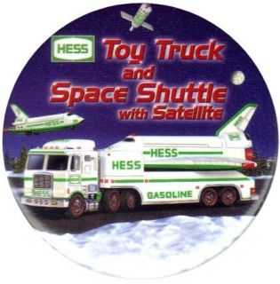 Hess Toy Truck Advertising Employee Pin Button 1999 (eighth button