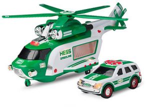 Hess 2012 Toy Truck Helicopter Rescue Never Opened