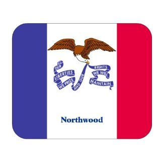 US State Flag   Northwood, Iowa (IA) Mouse Pad Everything