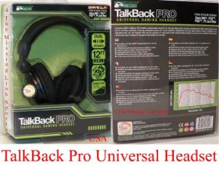 KMD Talkback Pro Gaming Headset PS2 PS3 Xbox 360 PC Mac