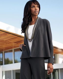  available in ink $ 198 00 eileen fisher short crepe jacket $ 198