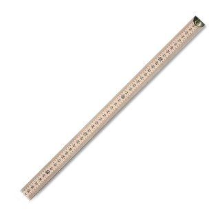 Westcott Meter Stick Ruler with Brass Ends 1 Width   1/8