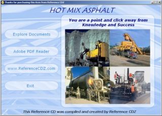  fifteen hot mix asphalt training presentations, 442 pages in all