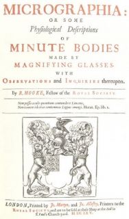 Micrographia 1665 Robert Hooke Microscope Leather