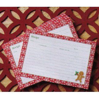 Hallmark Christmas XKT7001 Holiday Recipe Cards Refill