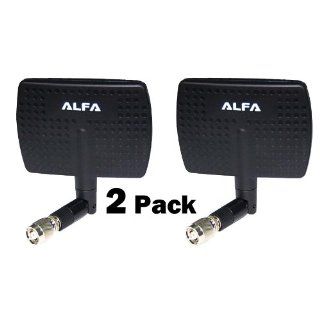 2 Pack of Alfa 2.4HGz 7dBi Booster SMA and TNC Panel High