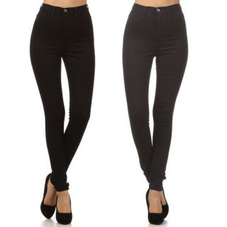New High Waist Hot Fashion Trends Skinny Jean Pants Size 1 15 Black