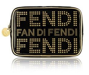 Fendi Fan Di Fendi Cosmetic Makeup Bag Beauty Pouch Black Free