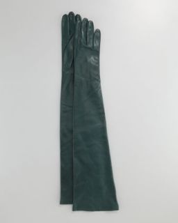 portolano opera length leather gloves $ 395