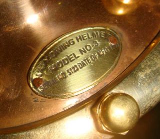 Heavy 7 inch Solid Cast Copper Diving Diver Helmet not Flimsy Sheet