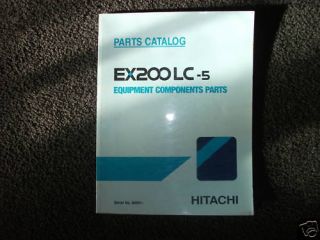 Hitachi EX200LC 5 Equipment Components Parts Manual