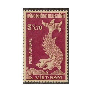 South Vietnam Stamps   1952, Scott C9, Mythological Fish