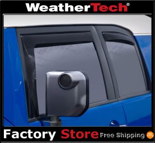 Weathertech® Side Window Deflectors Toyota FJ Cruiser 2007 2012 Dark