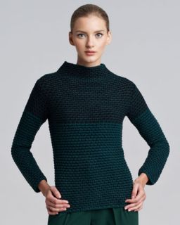piazza sempione colorblock knit sweater original $ 835 292