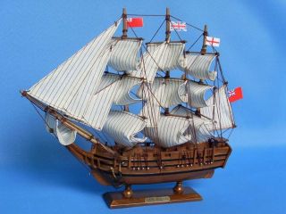 hms bounty 14 wooden tall ship ship model new