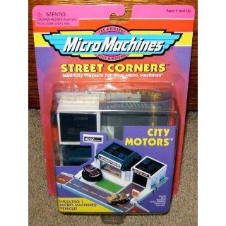 Micro Machines Street Corners City Motors Mini Playset