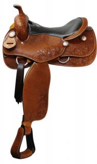  Pleasure/ Trail Saddle by Double T NEW in MED OIL Tack 90 Horse Tack