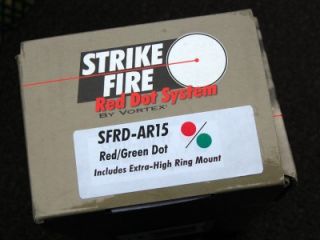 Vortex StrikeFire Red/Green Dot Scope/Extra HighMount/2X Doubler