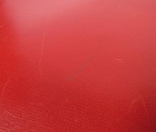 Mark Cross Red Leather Portfolio Briefcase Shoulder Crossbody Bag