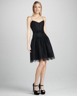 lace overlay cocktail dress $ 448