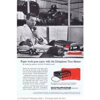 1957 Dictaphone Time Master Vintage Ad 