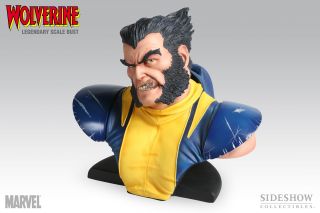 Sideshow Wolverine Legendary Scale Bust Only 500 x Men Mint New in Box