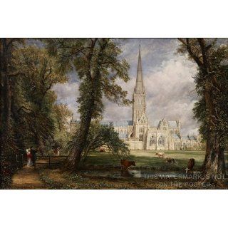 Salisbury Cathedral From the Bishops Garden, by John