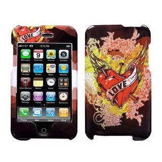 Love Tattoo iPod Touch 2g 3g Premium Snap on Cover Hard