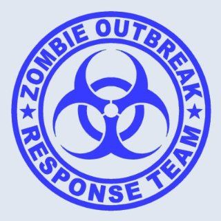Zombie Outbreak Response Team BLUE 5 Die Cut Vinyl Decal