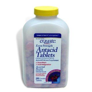 Equate   Antacid Extra Strength 750 mg, 250 Tablets