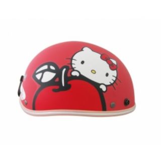 Hello Kitty Motor Bike Helmet Harley Apple Pink White Hotpink Sanrio