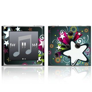 Retro Stars Skin Decal Sticker for Apple iPod Nano 6G (6th