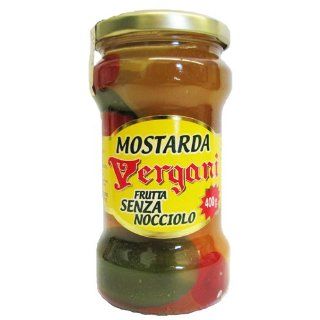 Vergani Mostarda di Frutta Italian Candied Fruits In Mustard 400 gram