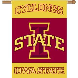 Iowa State Cyclones 2 Sided 28 X 40 Banner W/ Pole