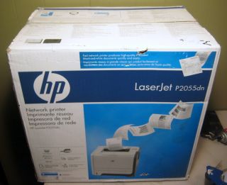 New HP LaserJet P2055dn Workgroup Laser Printer