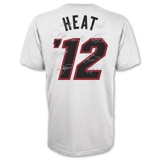 adidas Miami Heat 2012 NBA Finals Champions Signature Mens Tee Shirt