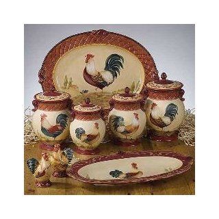 Tuscan Rooster Canister Set