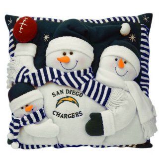18 NFL San Diego Chargers Snowman Family Decorative