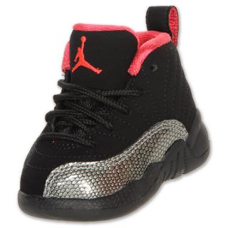 Air Jordan Retro 12 Toddler Basketball Shoes Black