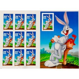 1997   USPS   Warner Bros   Bugs Bunny 10 Stamp Sheet