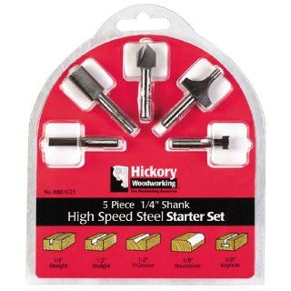 Hickory Woodworking RBK1025 5 Piece High Speed Steel
