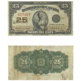 Canada 1923 25 Cents, Pick 11c 