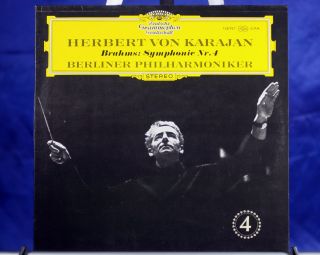 Herbert Von Karajan Berlin Philharmonic Brahms Sym No 4 DGG 138 927 LP