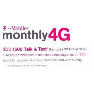 T Mobile PrePaid Monthly 4g Sim card   PreActivated with $