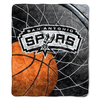 San Antonio Spurs Plush Fleece Raschel SHERPA Blanket 50 x