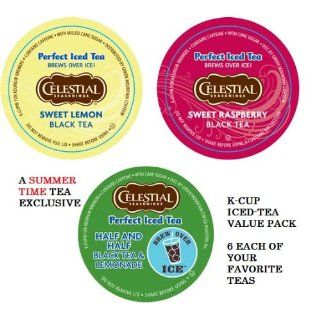 Keurig K Cup Perfect Iced Tea 18ct Value Variety Pack   6 each of