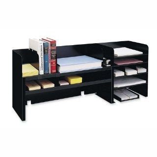  Organizer W/Dividers, 47 1/4X9 1/2X18 3/8,Black: Office Products