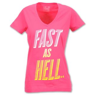 Under Armour Fast as Hell Womens Tee Shirt Pink