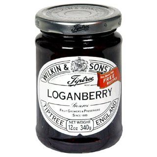 Tiptree Loganberry Preserve, 12 Ounce Jars (Pack of 6) 